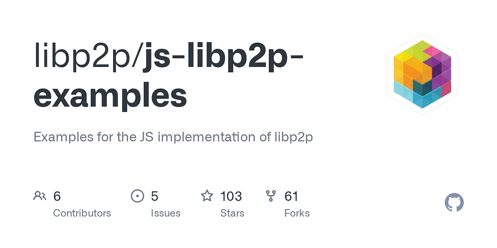 V2ph Js Tutorial or examples - js - libp2p